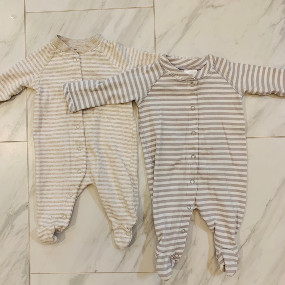 Hanna Anderson Footies Organic 0/3 mths
